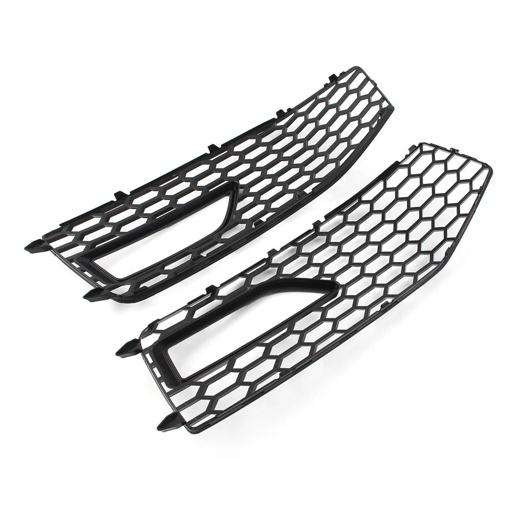 For Audi A4 B8.5 S4 RS4 2013-2015 Front Bumper Grille Cover Honeycomb US
