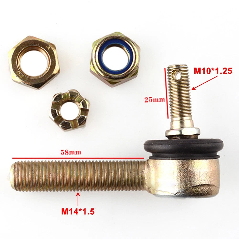 10-14mm Tie Rod End Ball Joint for 110 125cc ATV Quad Dirt Bike Buggy Taotao