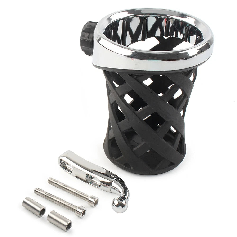 Moto Handlebar Cup Holder W/ Mesh Basket Longer For Goldwing GL1800 2001-2021