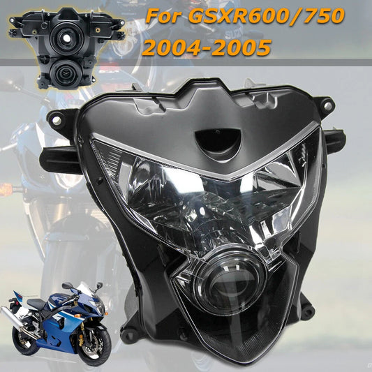 Front Headlight Headlamp For Suzuki GSXR600 GSXR750 GSXR600X GSXR750X 2004-2005