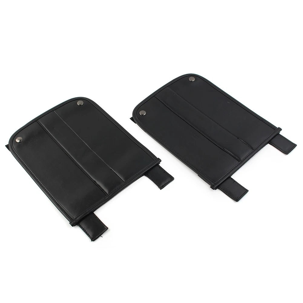 Motorcycle PU Leather Universal Trike Rear Fender Bra For Harley Roadsmith Black