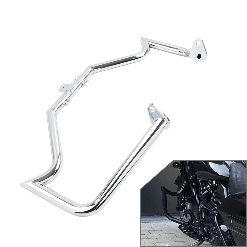 Custom Engine Guard Highway Crash Bar Chrome For Harley Touring Road King 97-08