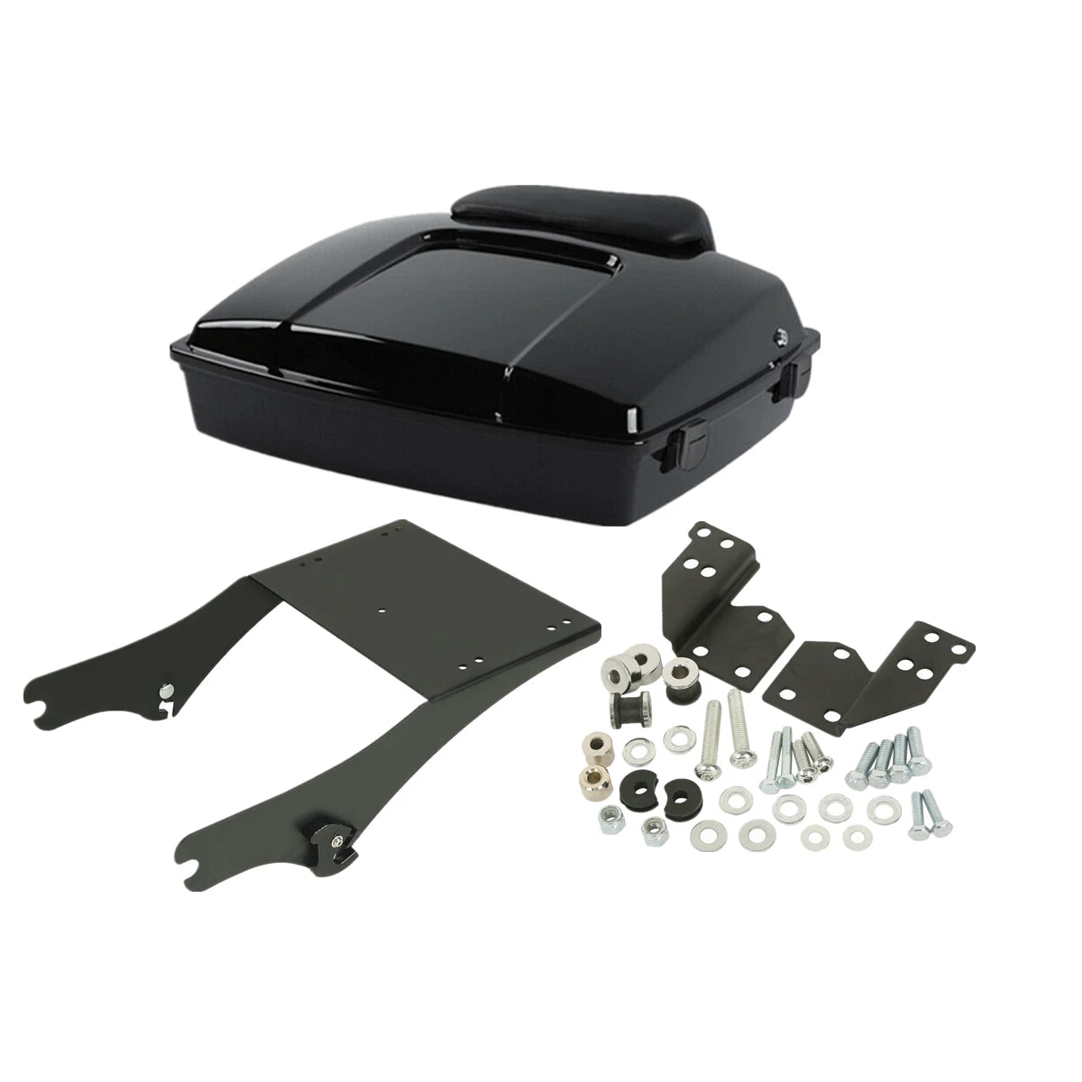 Razor Trunk Backrest Mount Rack &Docking Kit Fit For Harley Touring 1997-08