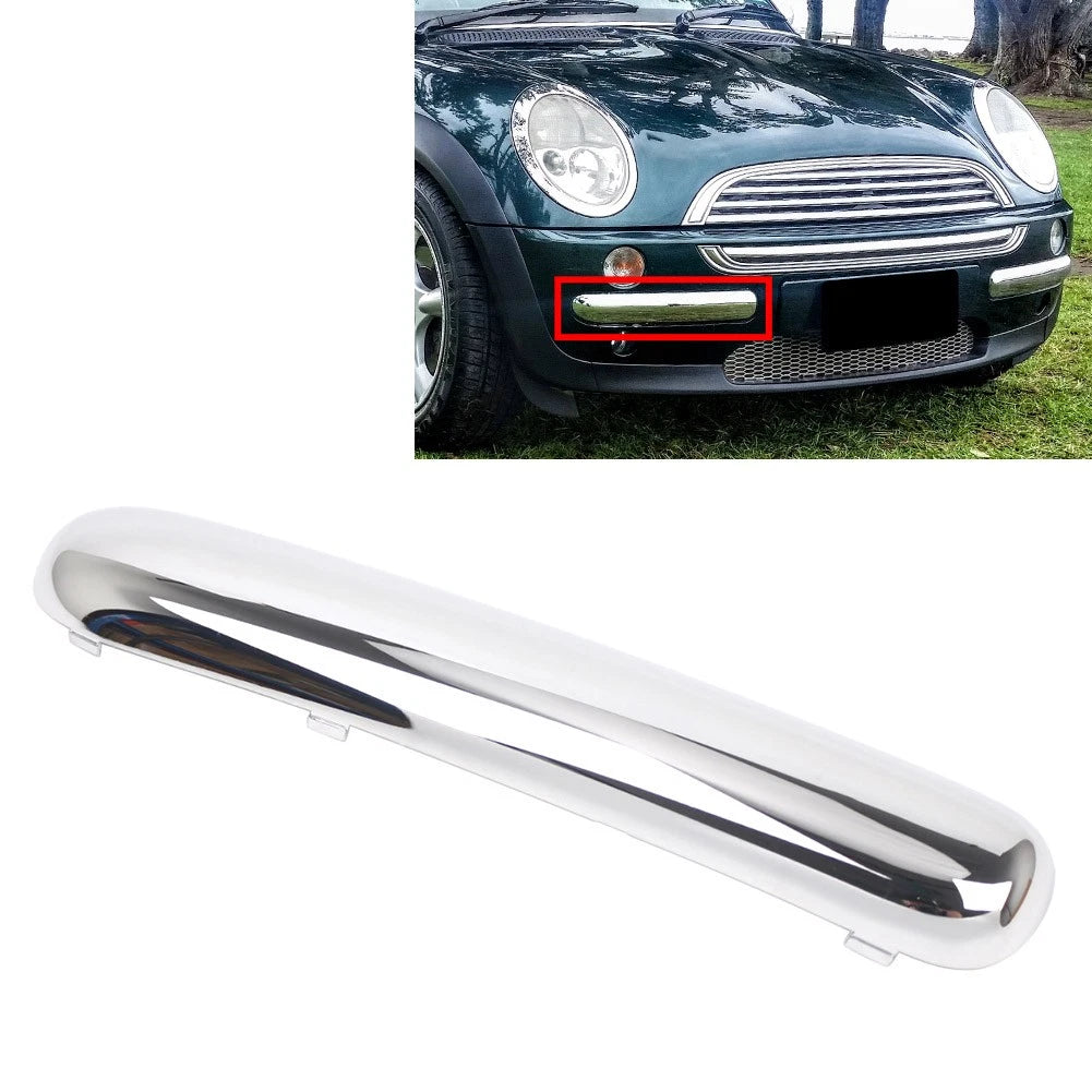 Front Bumper Molding Trim Chrome For Mini Copper One Cabrio R50 2001-2004 Right
