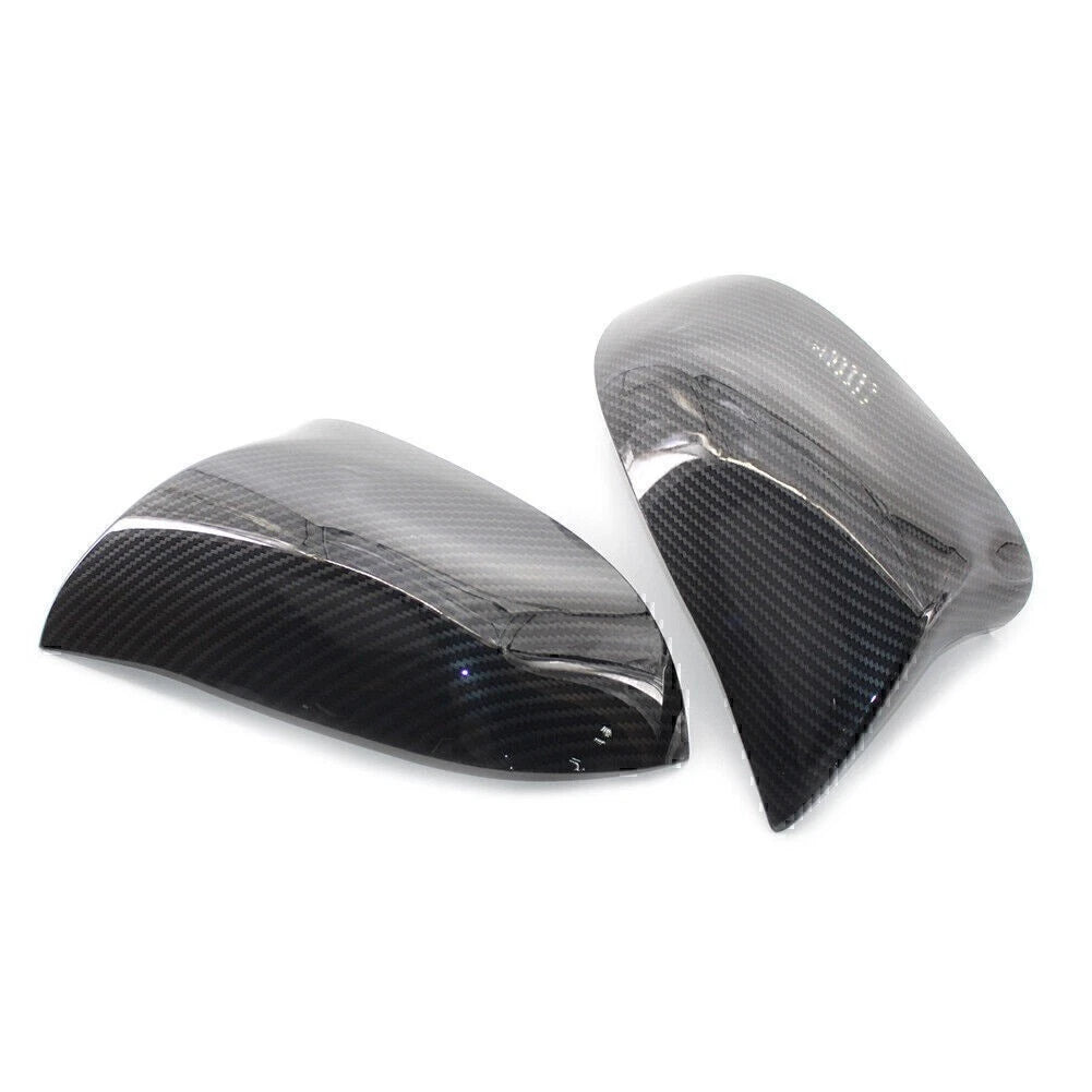 2X Carbon Fiber Rear View Mirror Cover Trim For BMW X5 F15 X6 F16 2014-2018 2015