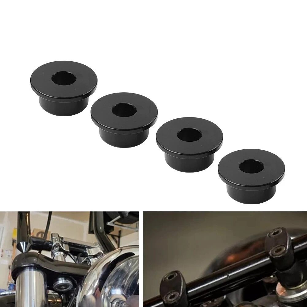 Handlebar Riser Bushings Mounts Fit For Harley Softail Dyna Sportster 883 1200
