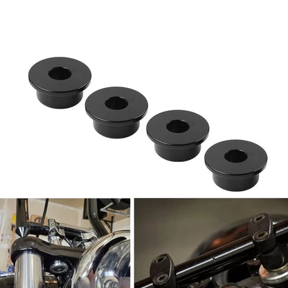 Handlebar Riser Bushings Mounts Fit For Harley Softail Dyna Sportster 883 1200