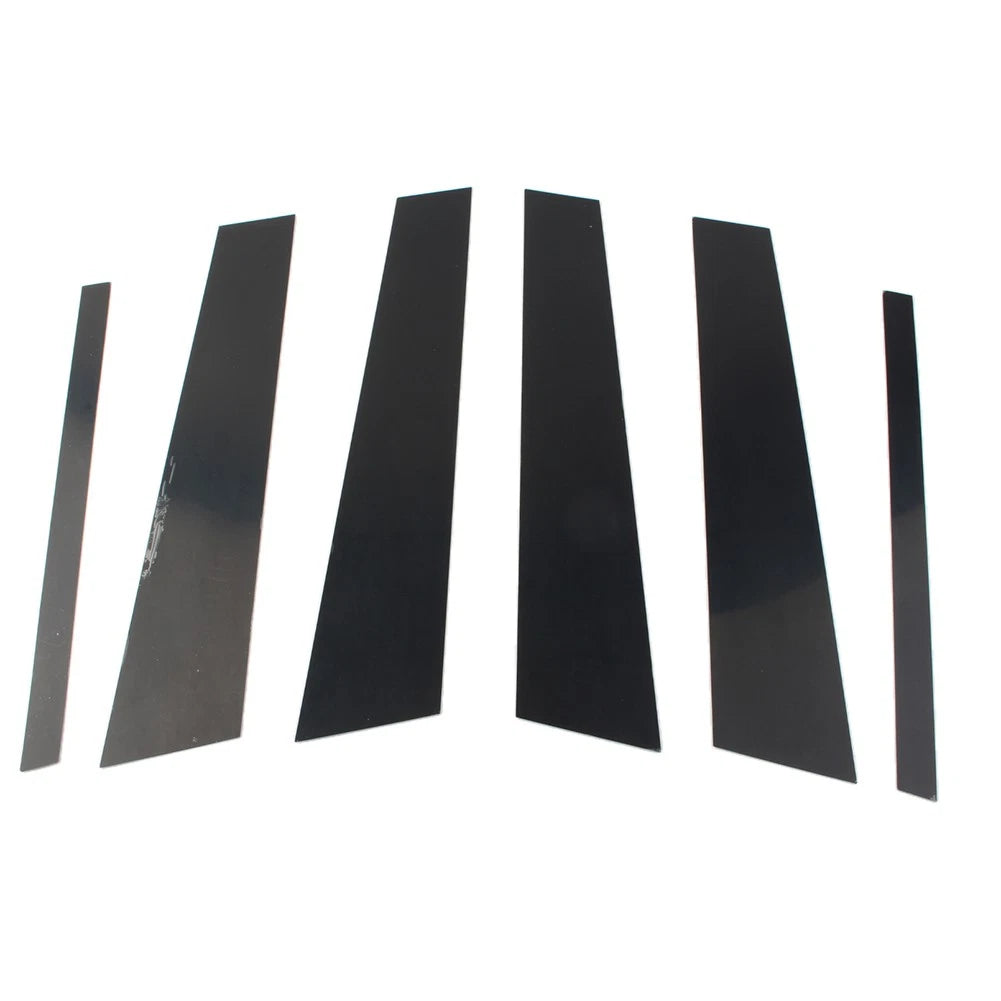 6 Pcs Door Window Trim Pillar Posts Decoration Cover For BMW X1 E84 2011-2015
