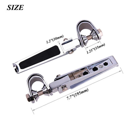 Motorcycle Highway 1"-1-1/4" Engine Crash Bar Foot Pegs For Harley Road King