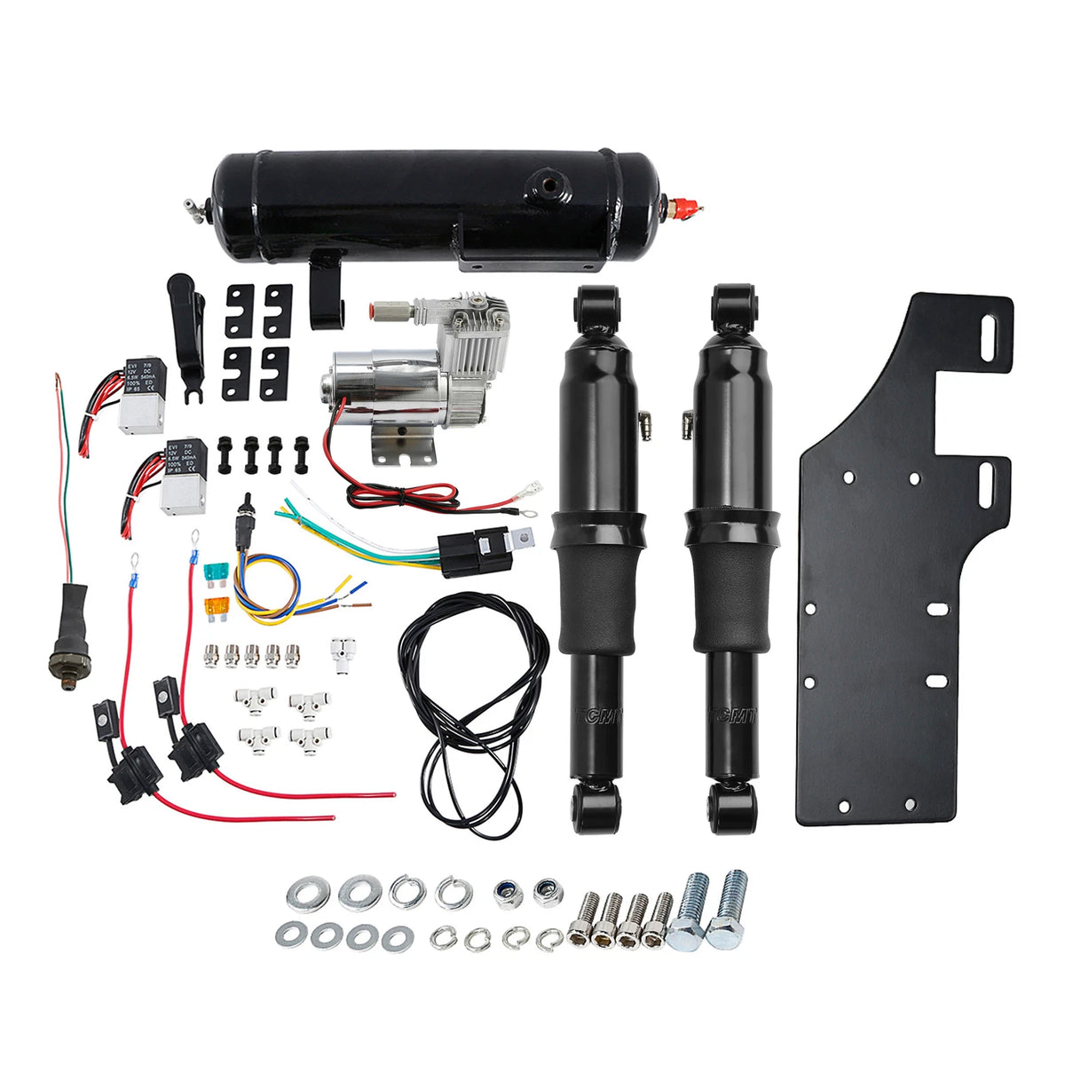 Rear Air Ride Suspension W/ Air Tank Fit For Harley Electra Road Glide 1994-2025