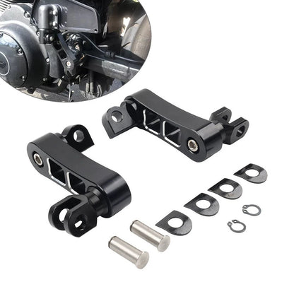 Foot Peg Mount Extensions For Harley Sportster XL883 XL1200 Softail Dyna Touring