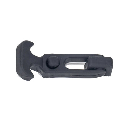 Rubber Flexible T-Handle Hasp Draw Latch for RV Tool Box Cooler Golf Cart Black