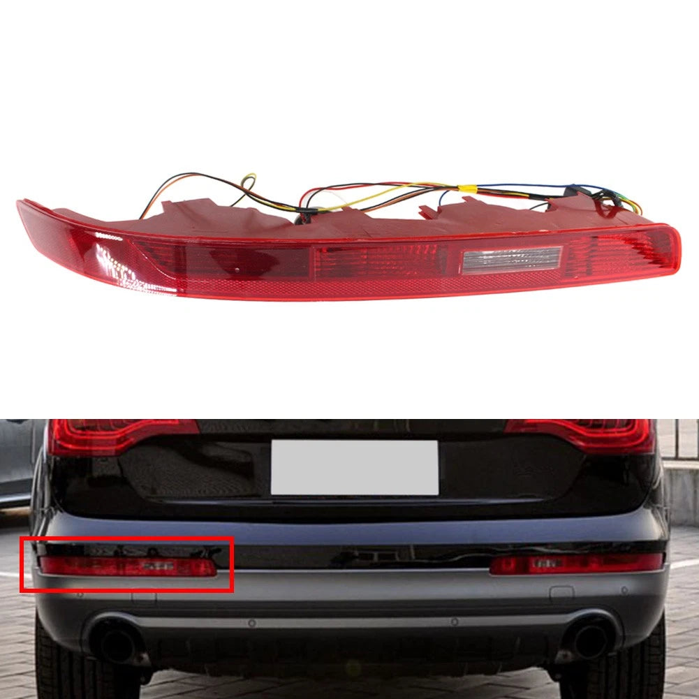 1 Piece Rear Left Side Bumper Reflector Tail Light Lamp For Audi Q7 2006-2015