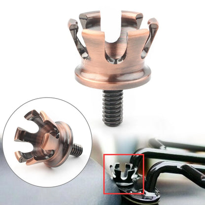 Imperial Crown Style Rear Seat Bolt Tab Screw Mount for Harley 96-up Bronze ab