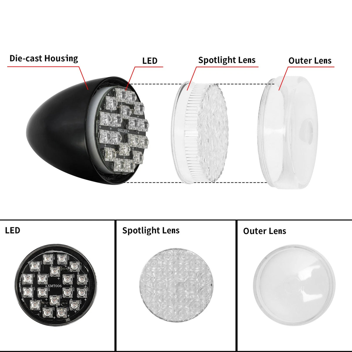 Rear Turn Signal Lights Fit For Harley Touring Electra Street Glide 2009-2024 US