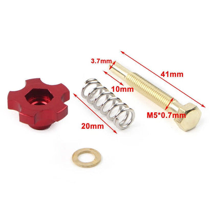 Red Motorcycle Carburetor Idle Speed Adjusting Screw kit For Universal PWK Carbs