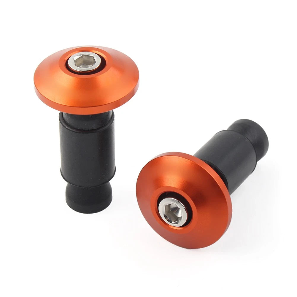 7/8'' Handle Bar End Weights Handlebar Grips Cap Plugs Dirt Bike Motor Orange US