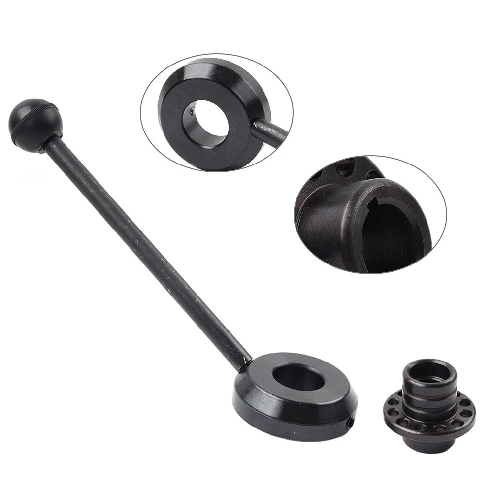 For Bridgeport Milling Machine Quill Feed Handle+Bracket CNC Vertical Mill Tools