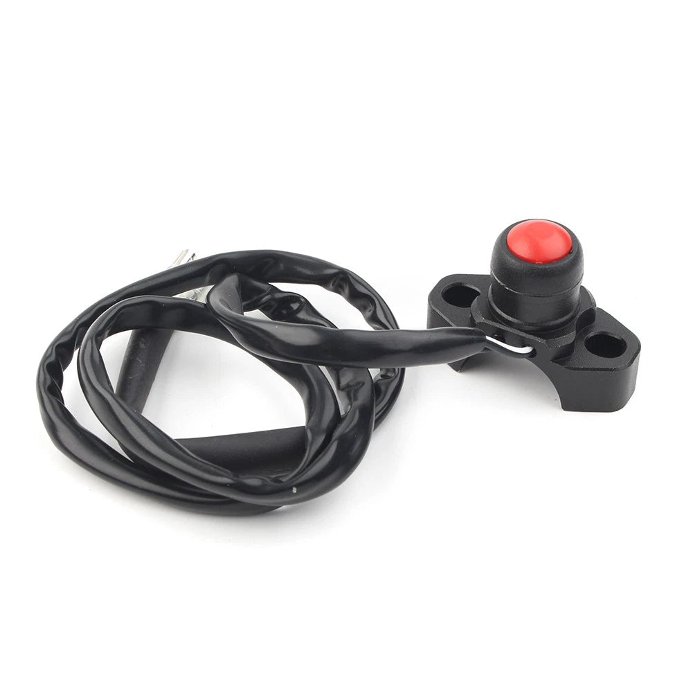 Universal CNC Engine Stop Start Kill Switch Button for Most Dirt Bike Quad ATV