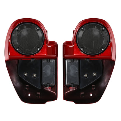 Vented Lower Fairing & Speaker Pod Fit For Harley Street Glide 14-24 Wicked Red