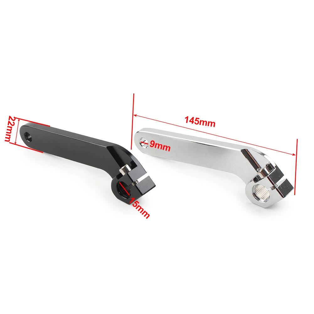 Shift Shifter Rod Lever Silver Fit Harley FLT 1982-18 Road Glide FLTRX 2015-2020