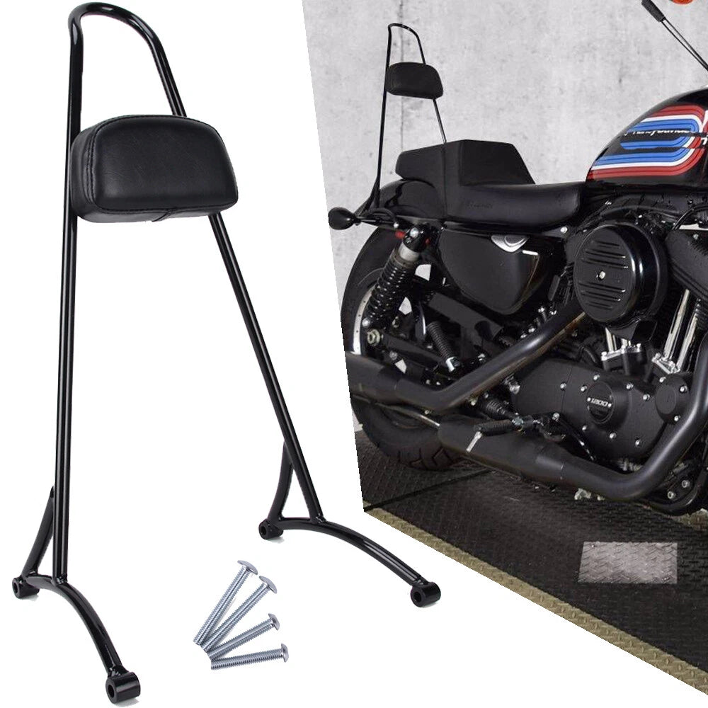 20" Tall Sissy Bar Backrest For 2004+ Harley Sportster XL XR Iron 883 1200 48 72