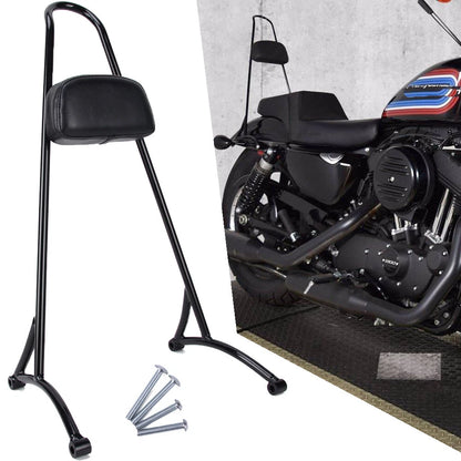 20" Tall Sissy Bar Backrest For 2004+ Harley Sportster XL XR Iron 883 1200 48 72