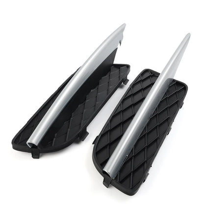 Closed Grid Front Bumper Fog Light Grill Lower Grille Trim For BMW X5 E70 X6 E71
