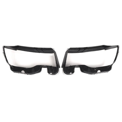 1 Pair Headlight Headlamp Lens Cover For Jeep Grand Cherokee 2014-2019