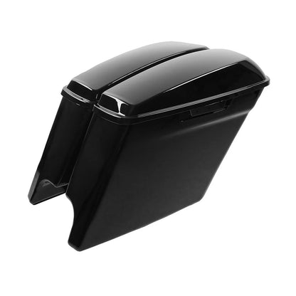 5'' Stretched Saddlebags & Conversion Brackets For Harley Heritage Softail 84-17