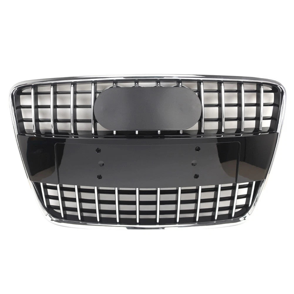 1 Piece Front Bumper Radiator Vent Grille For Audi Q7 2005-2015 Chrome