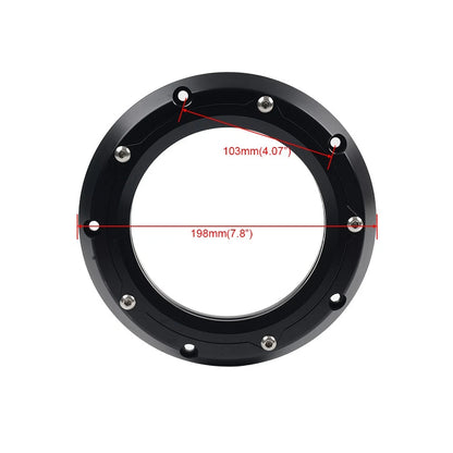 Motorbike Engine Clear Derby Cover For Harley Touring 2016+ FLHTCUL FLHTKL 2015+