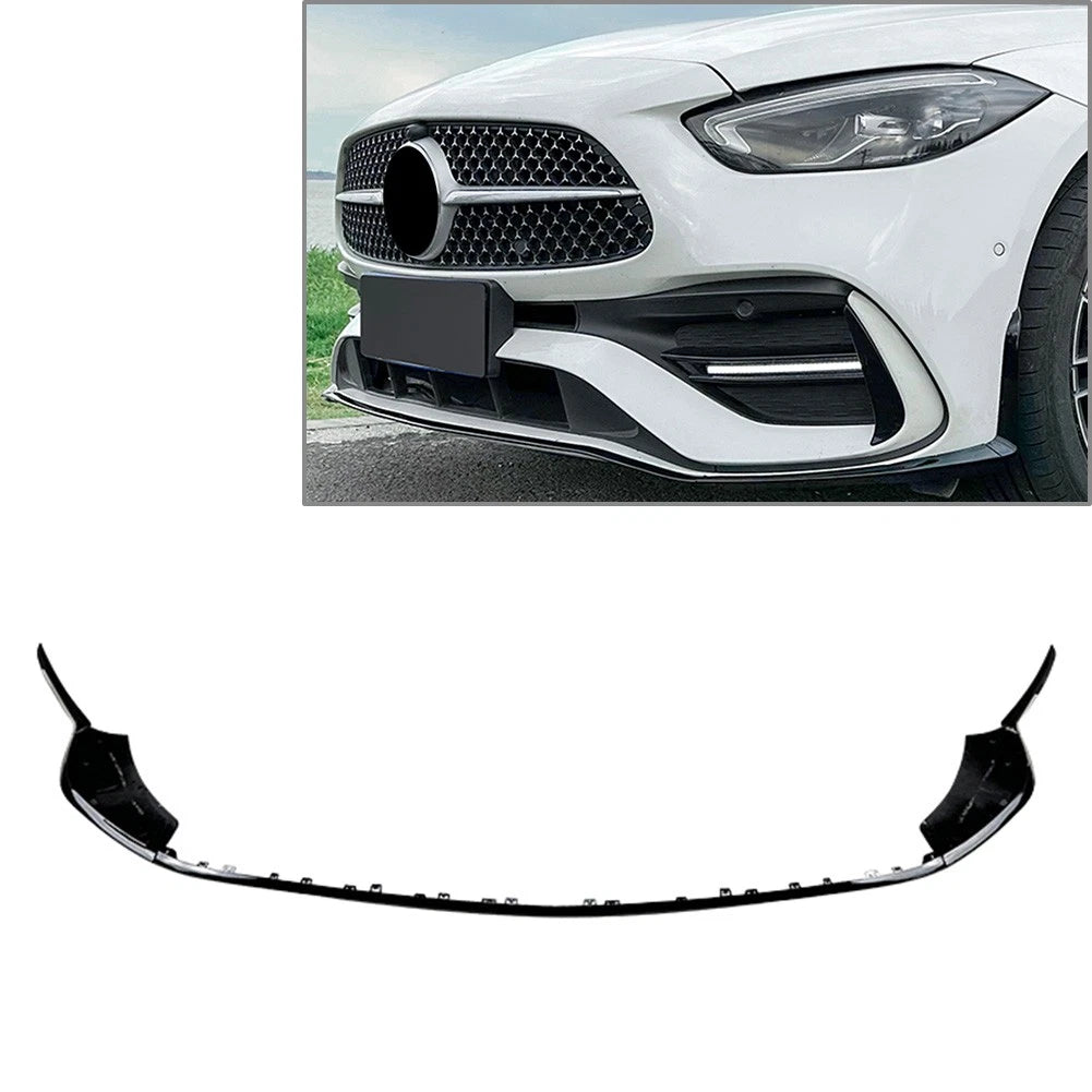 Front Bumper Lip Splitter Spoiler For Mercedes Benz C Class W206 S206 C200 22-24