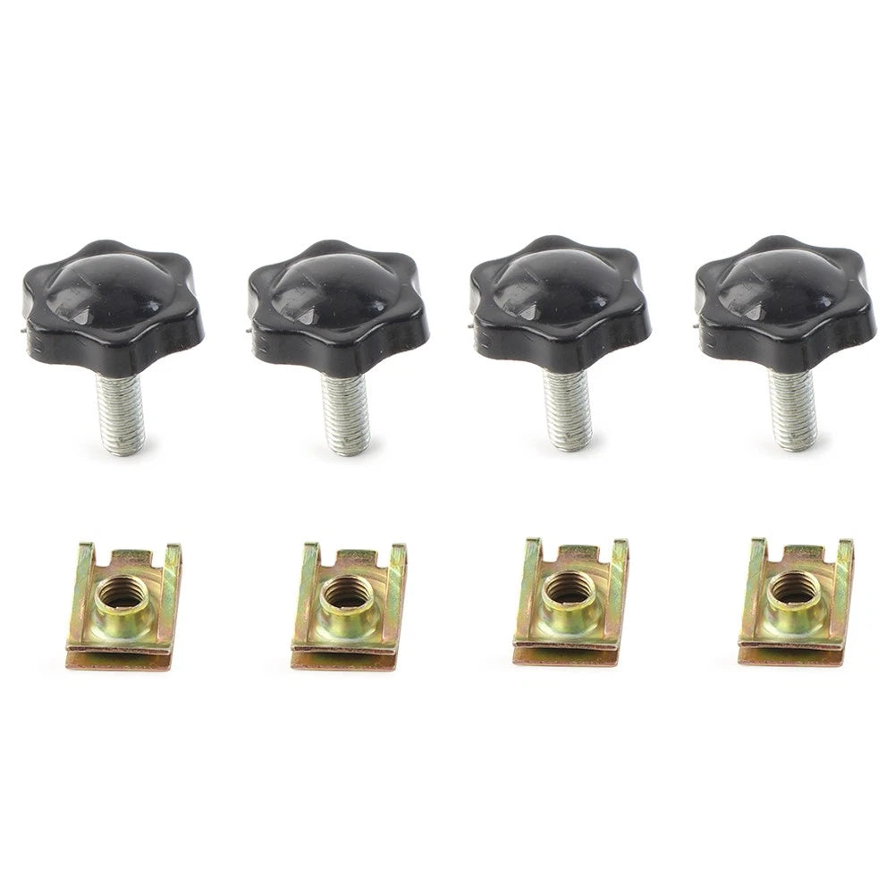 4X Saddlebag Lock Mounting Theft Deterrent Bolt Screw For Harley FLHT FLHTCU