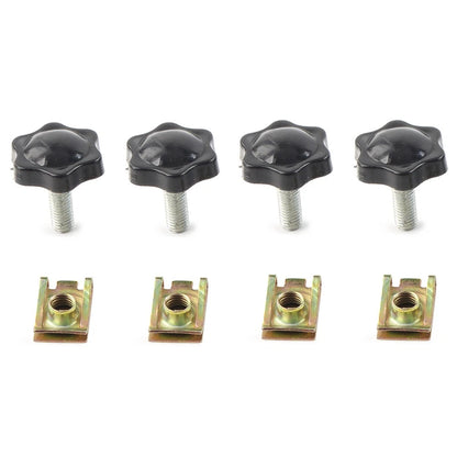 4X Saddlebag Lock Mounting Theft Deterrent Bolt Screw For Harley FLHT FLHTCU