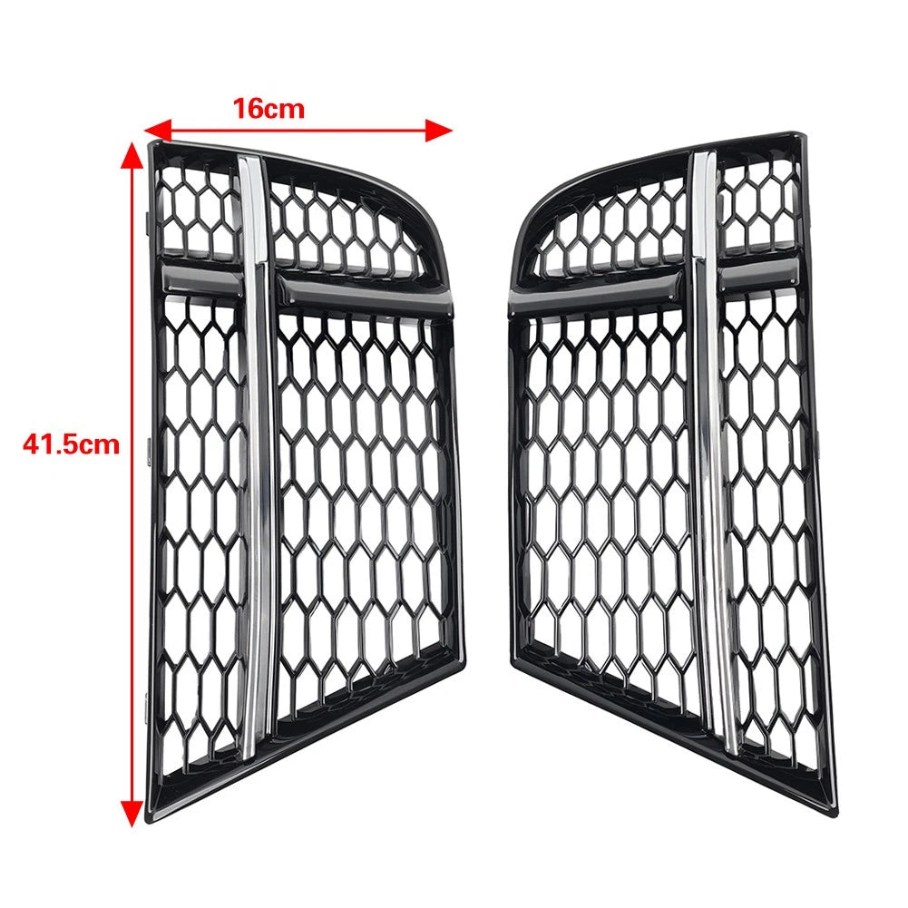 Front Bumper Fog Light Cover Honeycomb Grille For Audi A3 2016-2020