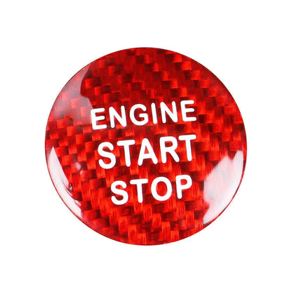Engine Start Stop Button Cover For LEXUS IS250 350 2006-2013 Carbon Fiber Red