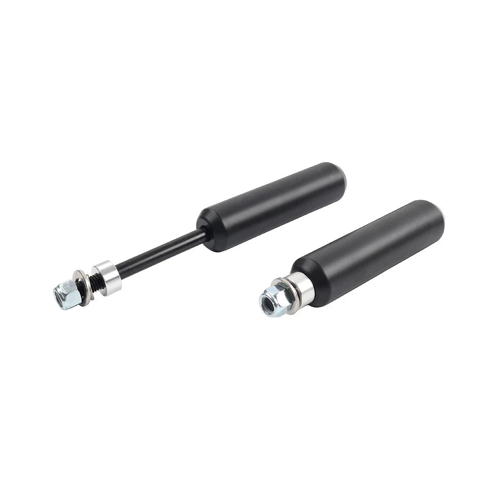 6" Left & Right Crash Bar Shock Frame Sliders Mounts For Harley Dyna 2006-2017