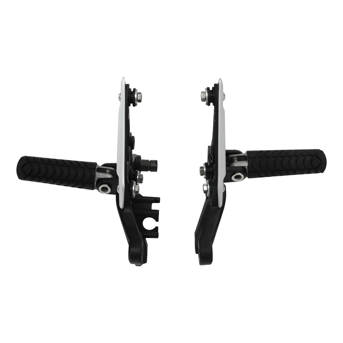 Front Driver Foot Pegs Pedals Bracket Fit For Kawasaki Z900 2017-2024 2023 Black