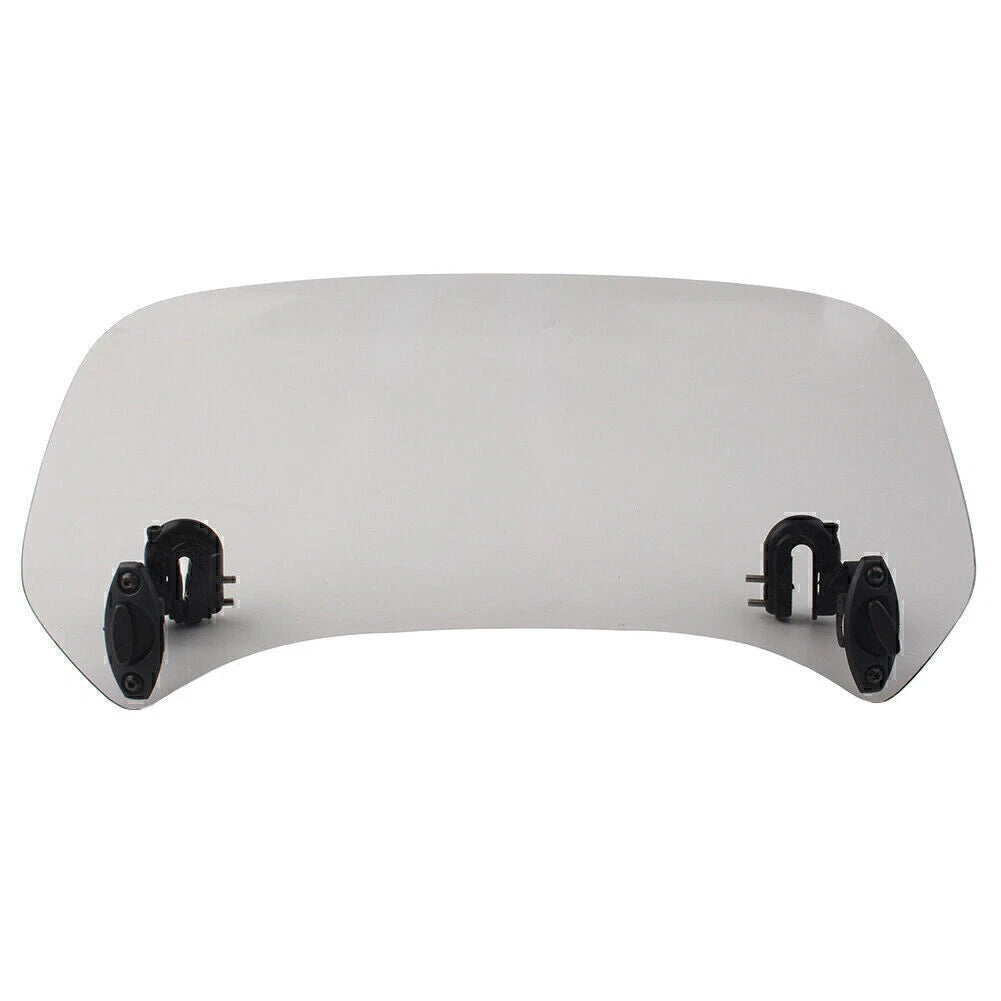 Windshield Adjustable Clip On Smoke Extension Spoiler Wind Deflector Motorcycle