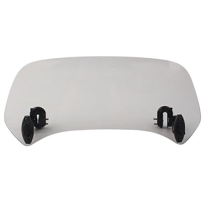 Windshield Adjustable Clip On Smoke Extension Spoiler Wind Deflector Motorcycle