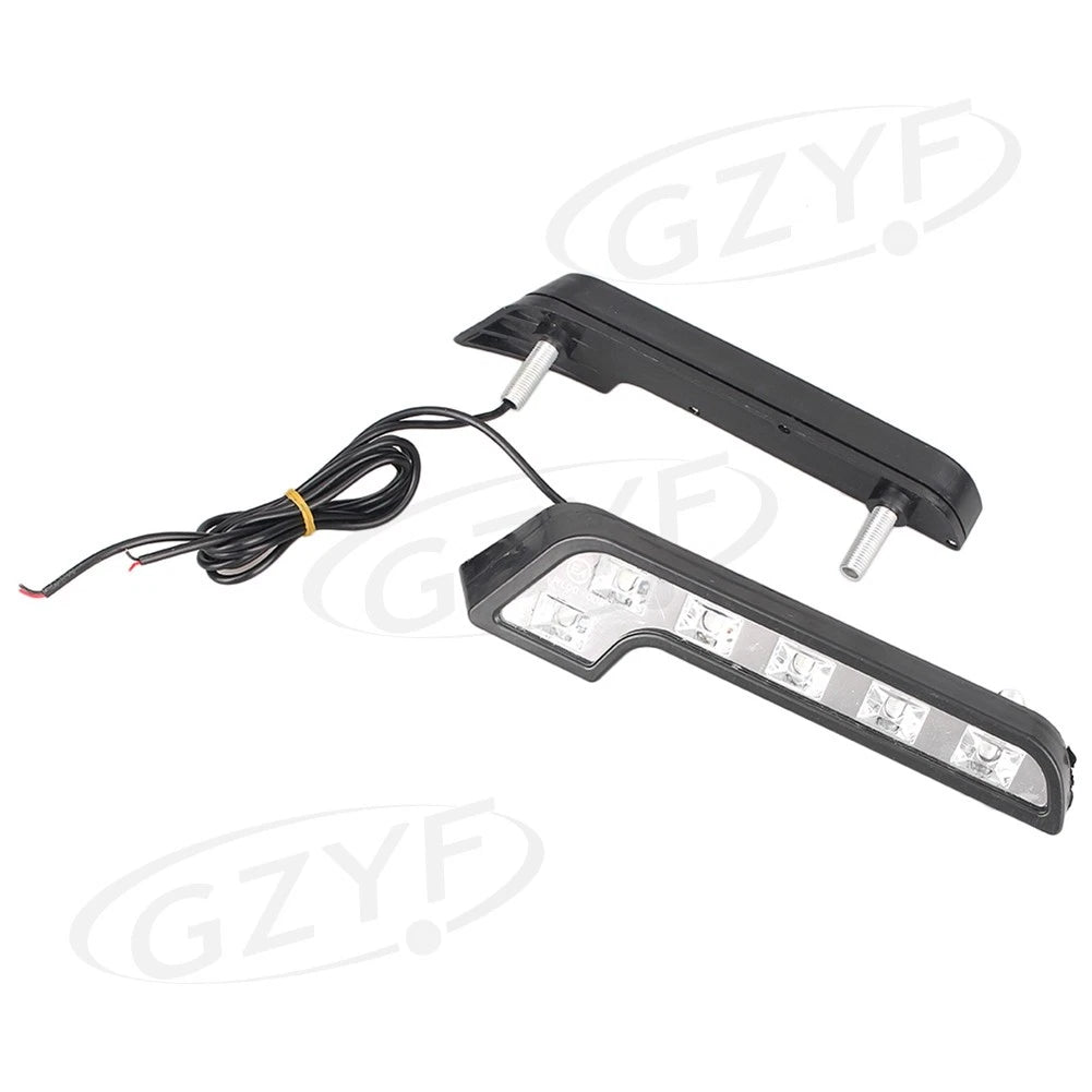 2x L-Shape Euro 6-LED Daytime Running Lights DRL Universal for Mercedes-Benz Car