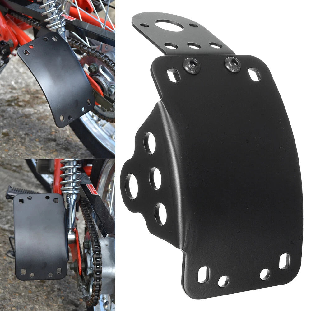 Motorcycle Side Mount License Plate Bracket Holder For Harley Chopper Bobber