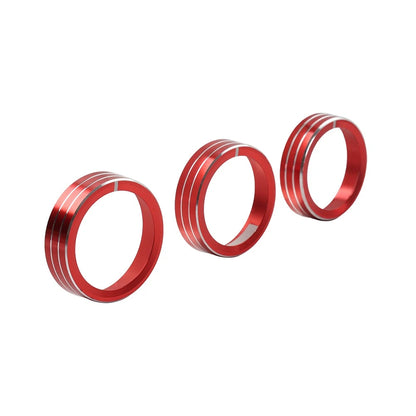 Red Center Console AC Switch Control Knob Ring For Kia Cerato K3 Forte 2017-2018
