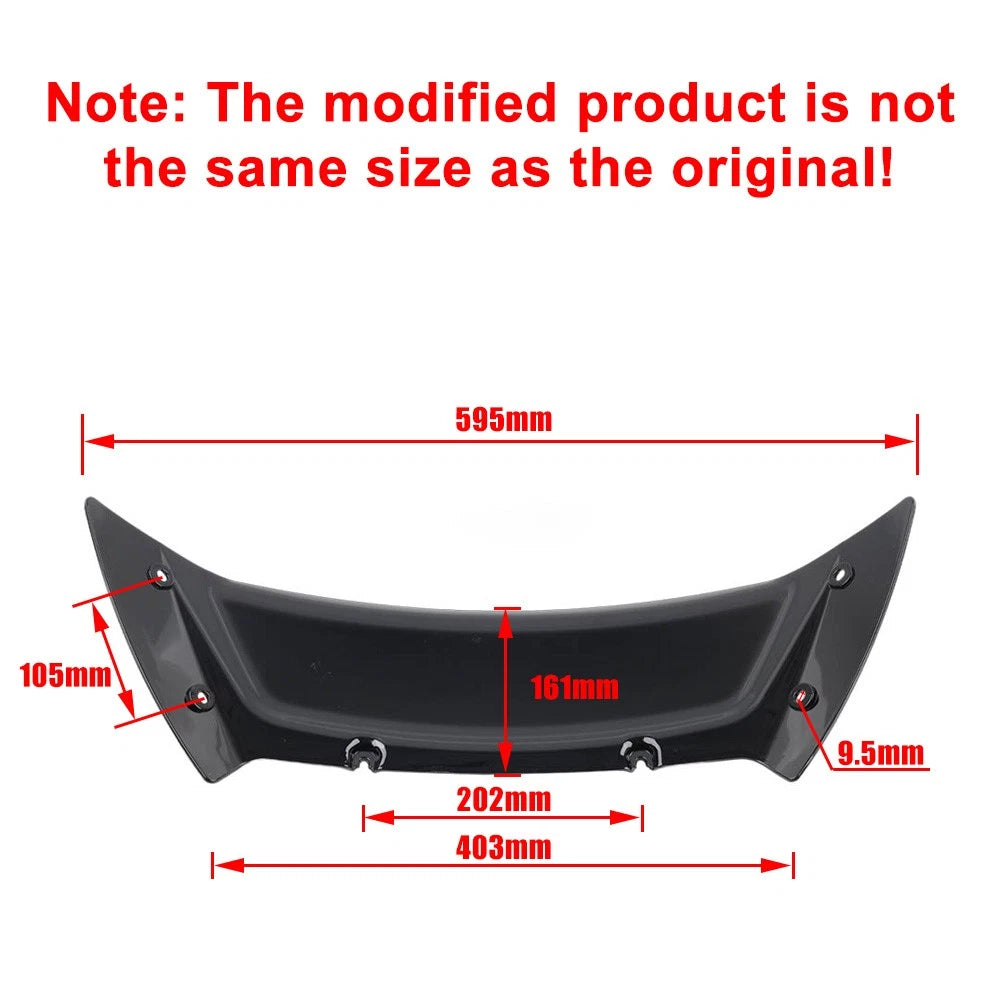 6" Black Windscreen Windshield For Harley Road Glide CVO/SE FLTRXSE 2023-2024