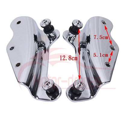 Detachable 2-Up Tour Pack Pak Mounting Rack w/ docking hardware For Harley 09-13
