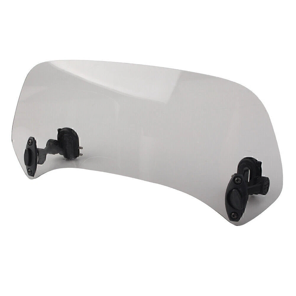 Windshield Adjustable Clip On Smoke Extension Spoiler Wind Deflector Motorcycle