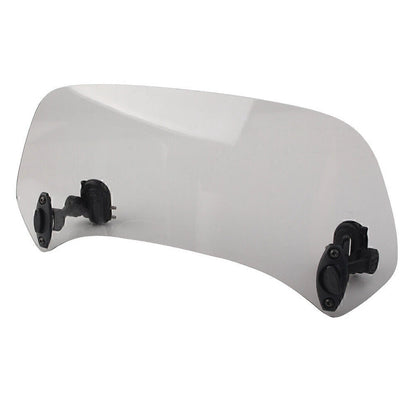 Windshield Adjustable Clip On Smoke Extension Spoiler Wind Deflector Motorcycle