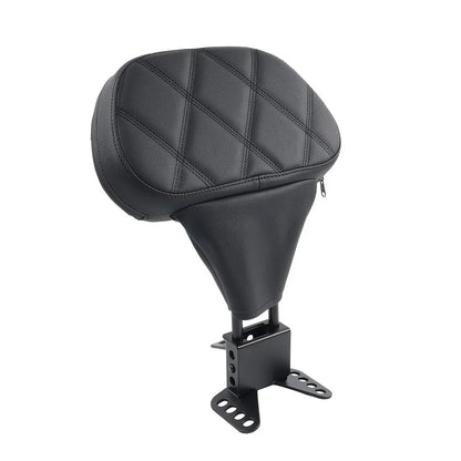 Adjustable Driver Rider Backrest Pad For Harley Street Glide Road King 1988-2008