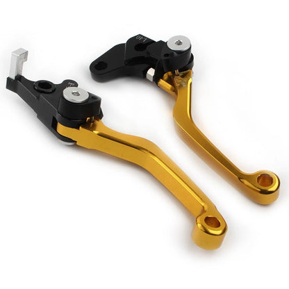 CNC Pivot Clutch Brake Levers For Suzuki DRZ400S DRZ400SM DRZ400E 2000-22 Gold